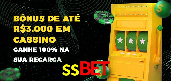 ssbet melhor bônus de depósito